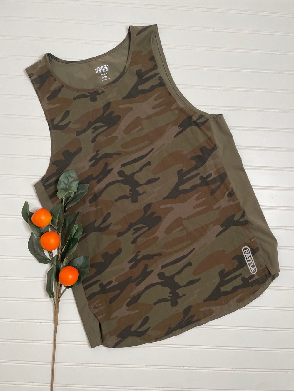 Battle Sports Camo Print Tank Top Adult